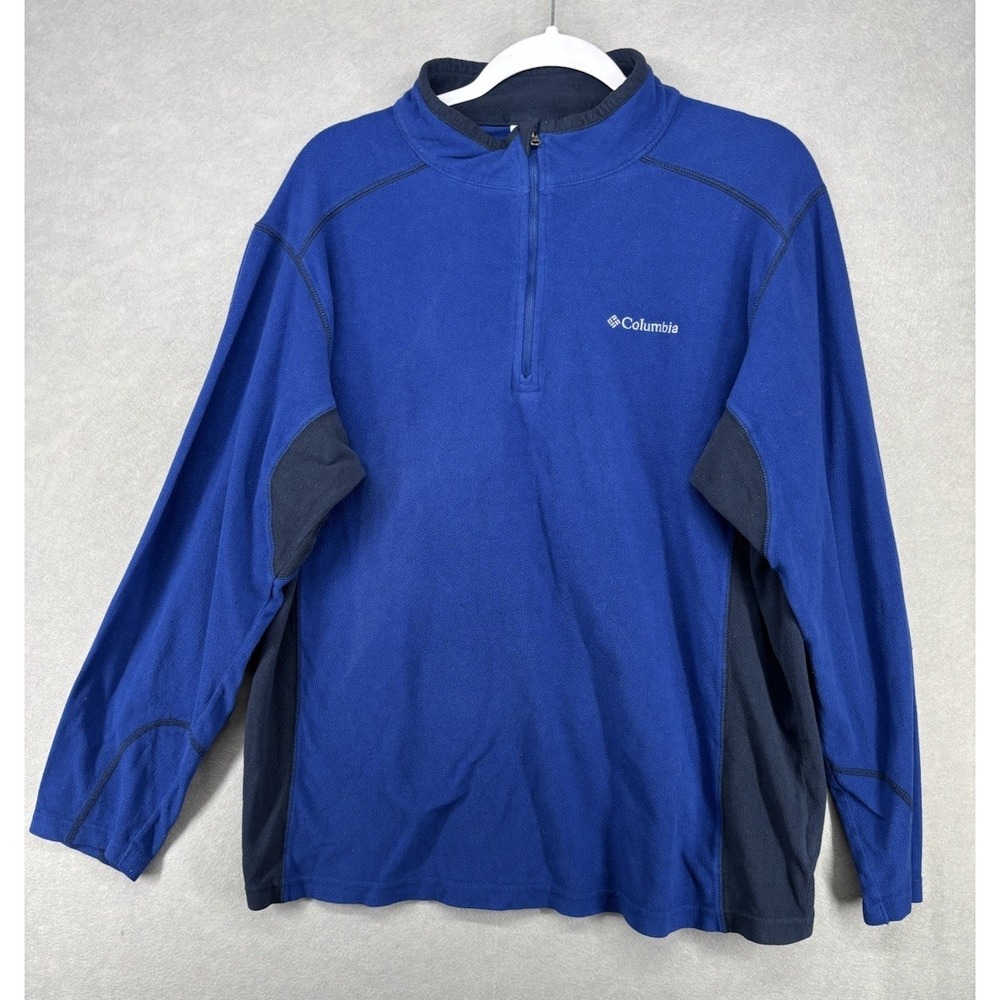 Columbia Men's Sz XL  Fleece Pullover‎ 1/4 Zip Jacket Lightweight